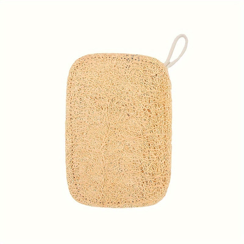 5 Pack Natural Loofah Exfoliating Sponges – Gentle Body Scrubber for Shower & Bath, Ideal for Kitchen & Bathroom Cleaning