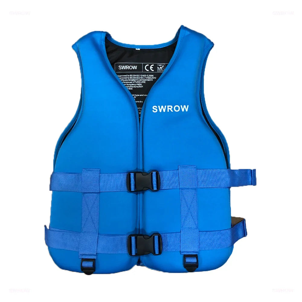 Neoprene Life Jacket for Adults & Children β Buoyancy Vest for Swimming, Boating, Skiing, and Water Sports