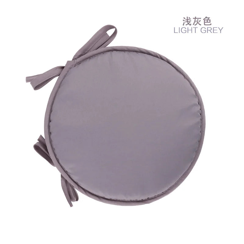 Round Chair Cushion ā Candy Color Seat Pad with Drawstring, Home Decor & Office Chair Cushion, 30cm & 38cm