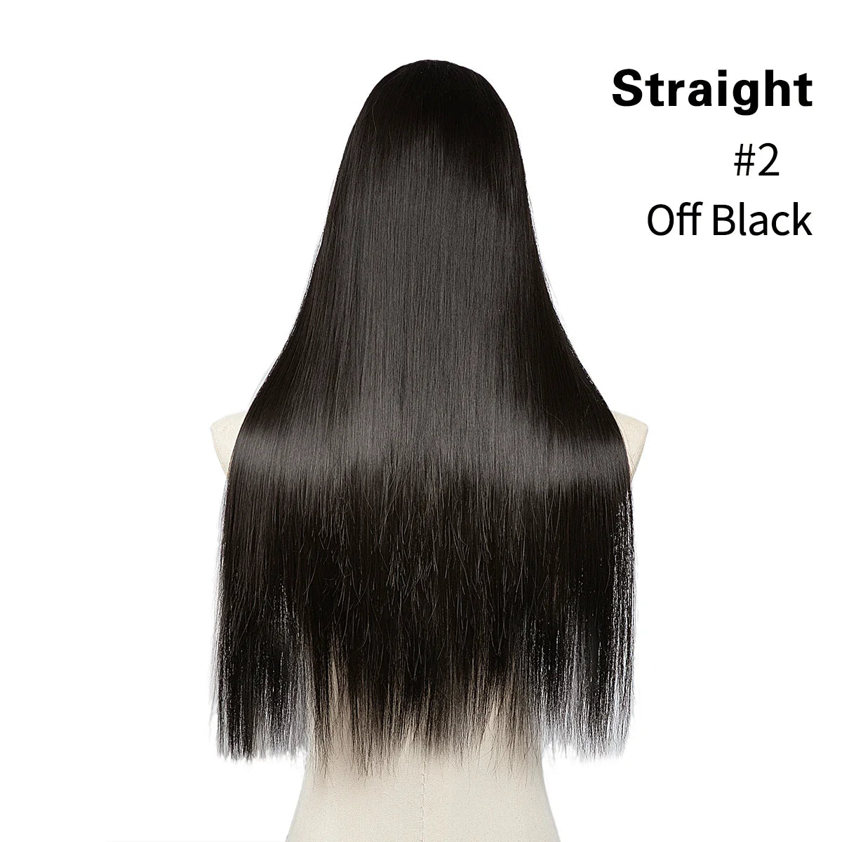 Synthetic U-Part Clip-in Hair Extensions – Long, Straight, Thick Blonde Hairpieces (16, 20, 24 Inch)