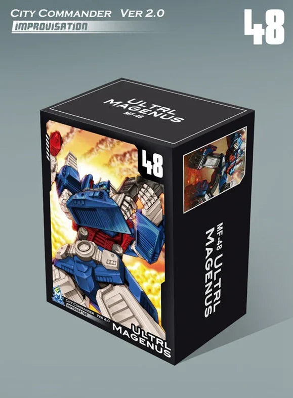 Ultra Magnus UM City Commander Figure - MF-48 Mini Transforming Robot Action Toy Collection Gift
