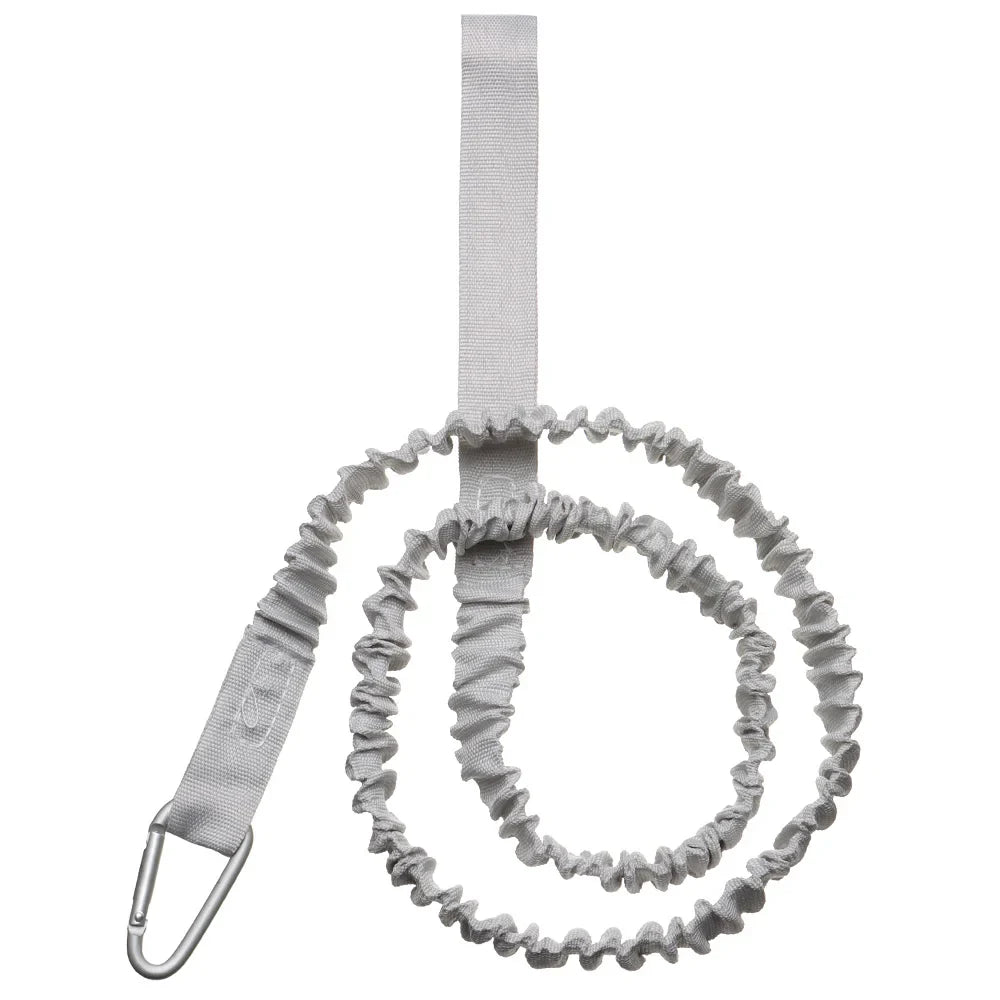 Adjustable Paddle Leash — Kayak & Surfboard Ankle Rope with Elastic Lanyard and Safety Carabiner