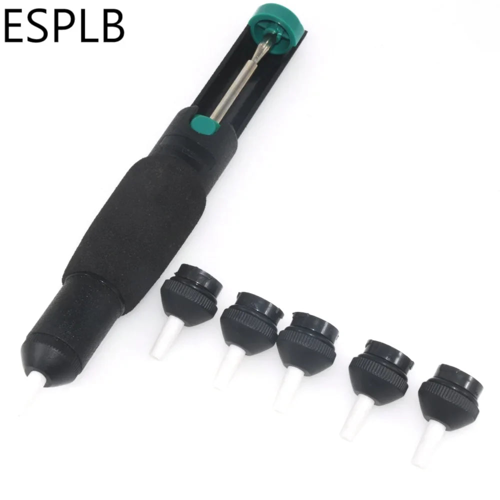 Plastic Desoldering Pump - Powerful Vacuum Solder Sucker Tool for Tin Removal and Welding Repair Work