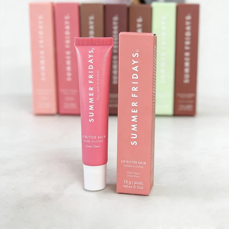 Summer Fridays Lip Balm - Moisturizing Glossy Lip Oil with Vanilla Pink Sugar & Guava Shine