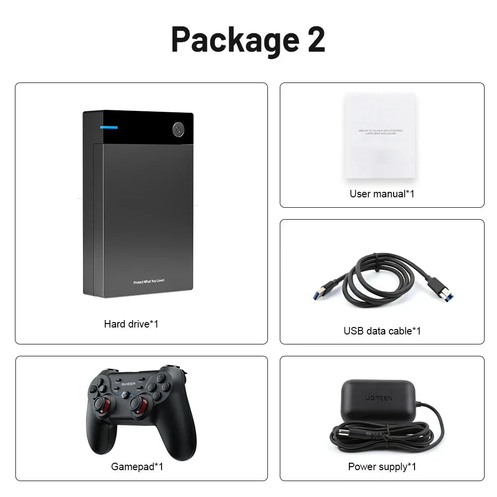 12TB Gaming HDD with 86,000+ Retro Games for PS3/PS2/PS/Wii/WiiU - Hyperspin, Launchbox, Retrobat, Playnite Support