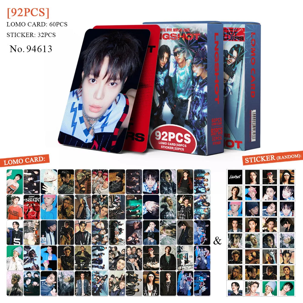 LNGSHOT 4SHOVILLE Jay Park Photo Card Set - 55 K-Pop LOMO Cards & Stickers Fan Collection Gift