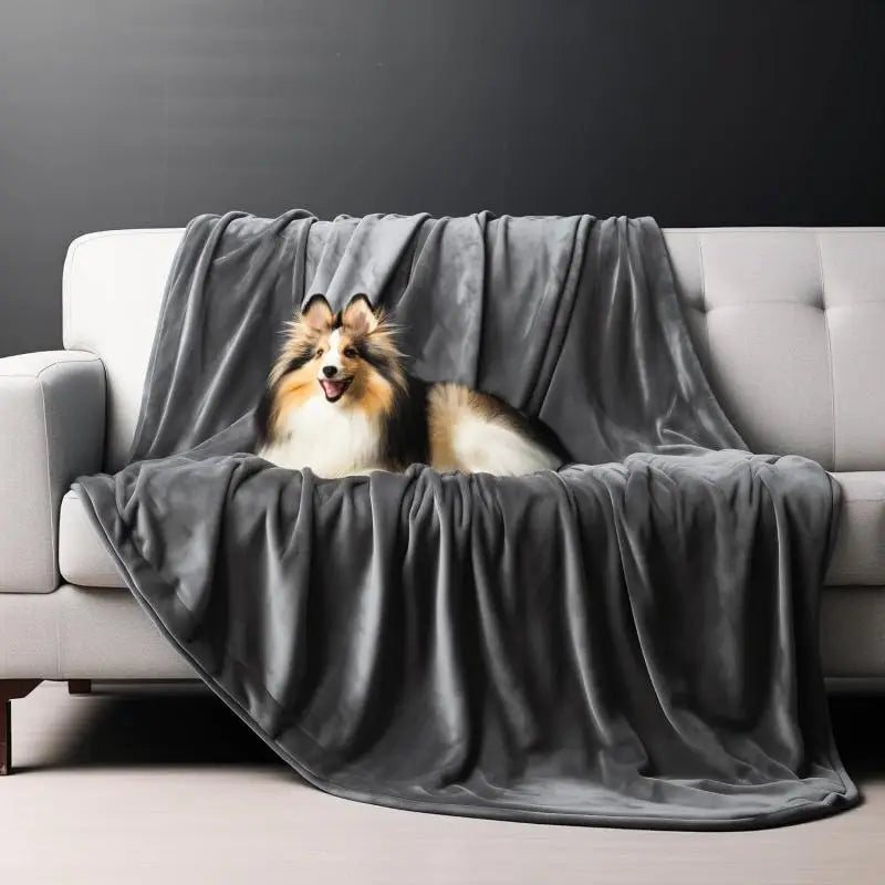 Waterproof Reversible Blanket โ Water-Resistant Leakproof Bed & Sofa Cover for Adults, Elderly, and Pets