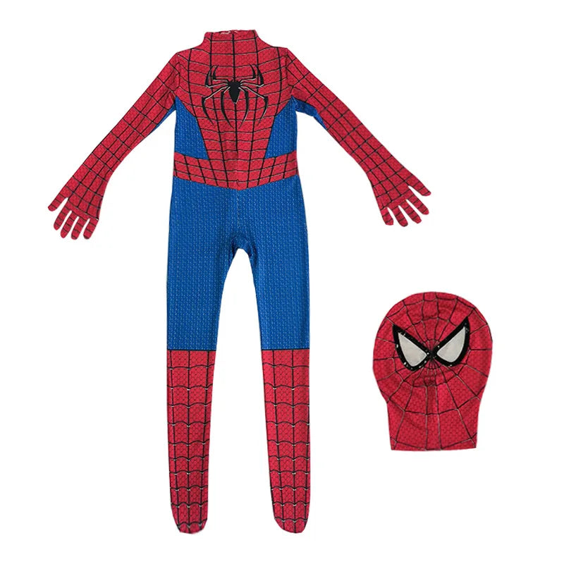 2025 Spiderman Cosplay Costume – Miles Morales Superhero Zentai Jumpsuit for Boys & Girls, Halloween & Carnival