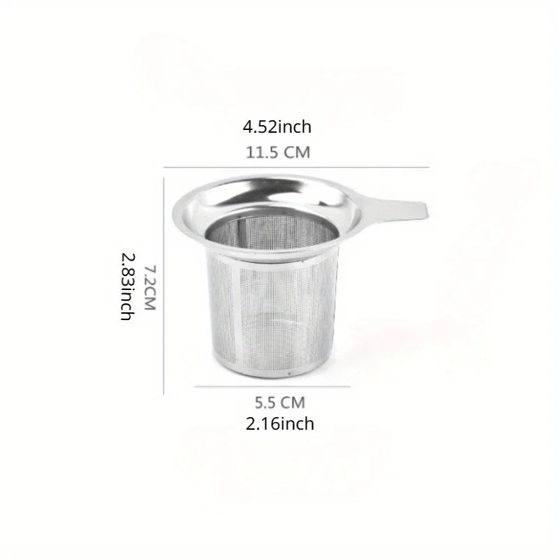 Stainless Steel Tea Infuser Strainer - Reusable Tea Ball for Cups, Mugs & Teapots