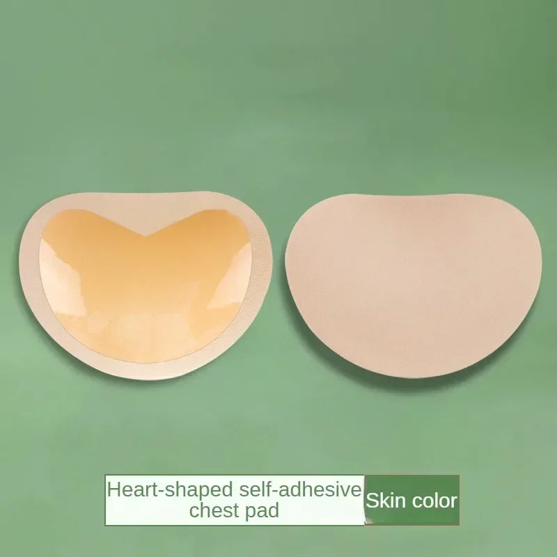 3D Thicken Chest Pads Bikini Set – Push-Up Padded Swimsuit with Silicone Bra Pads & Nipple Cover for Women