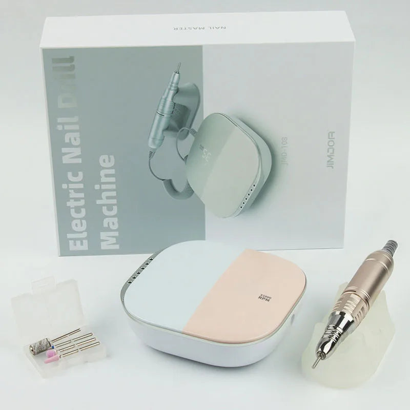 High-Quality Electric Nail Drill Machine 35,000 RPM β HD Display, Metal Manicure Pen, Professional Nail Lathe & Sander