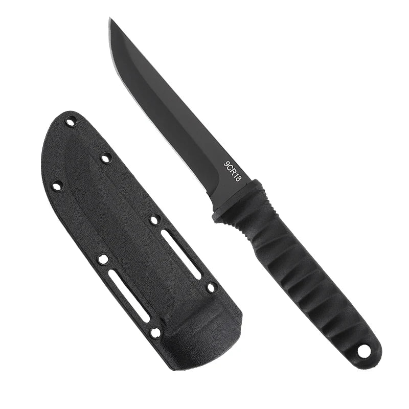 5Cr15Mov Stainless Steel Meat Cleaver β Sharp Boning Knife with Holster & Multifunction Vegetable Peeler