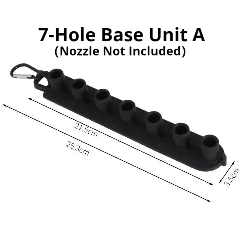 Pressure Washer Nozzle Set - 5/7Pcs Color-Coded 1/4" Quick Connect Spray Tips with Holder for Car & Home Cleaning