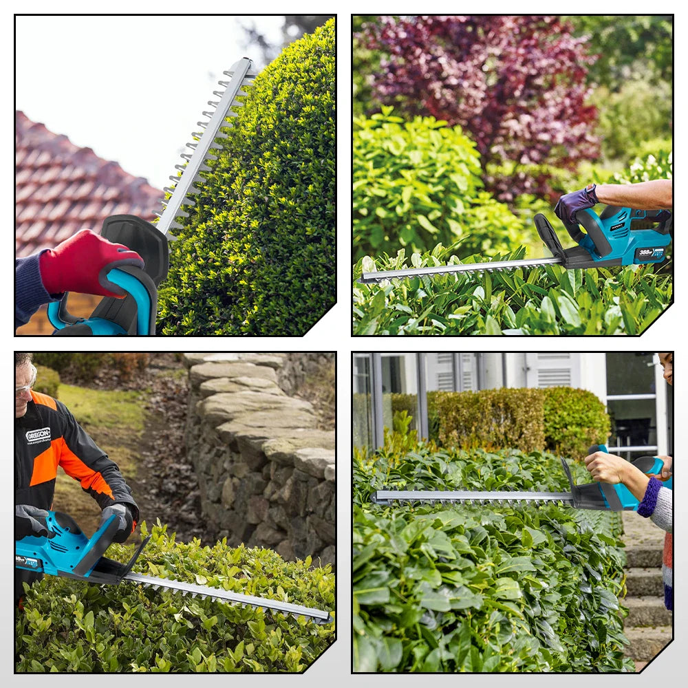 YOFIDRA 2000W Cordless Electric Hedge Trimmer 15000RPM Garden Hedge Pruner for Makita Battery