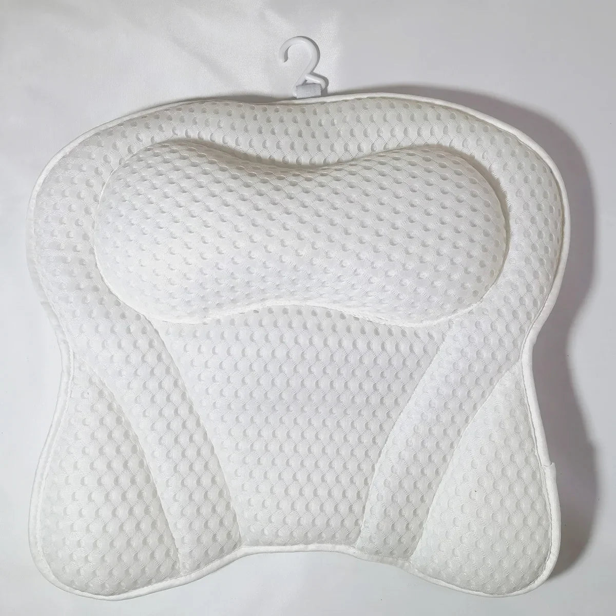 Luxury Bath Pillow for Bathtub – Neck & Back Support Headrest with Soft 4D Mesh