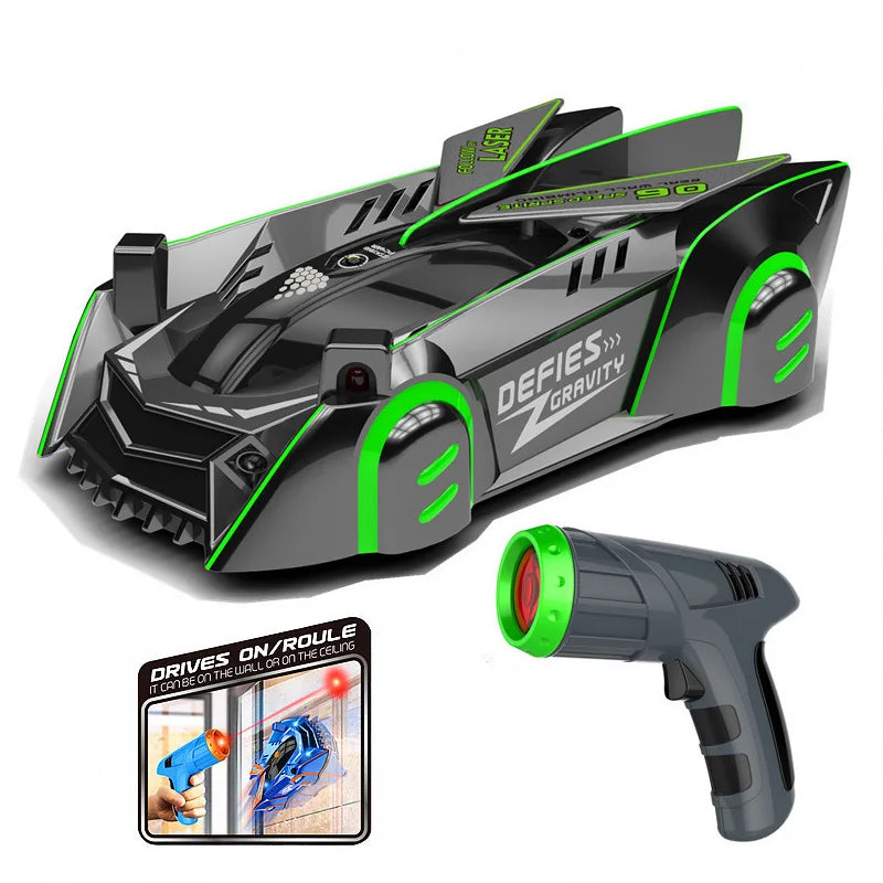 Wall Climbing RC Race Car โ Light-Guided Anti-Gravity Drift Stunt Car with Infrared Sensor, Electric Toy Gift for Kids & Boys