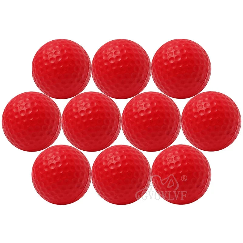 Soft PU Indoor Golf Balls - Yellow Practice Training Aid for Golfers & Gifts