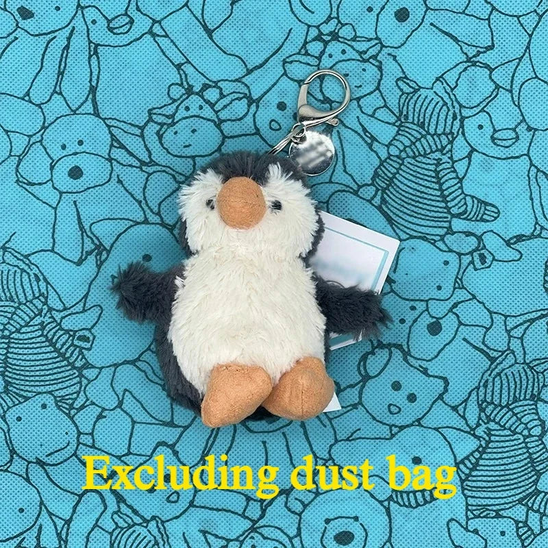 Cute Plush Bag Charm Keychain - Kawaii Soft Toy Pendant Birthday Gift for Girls