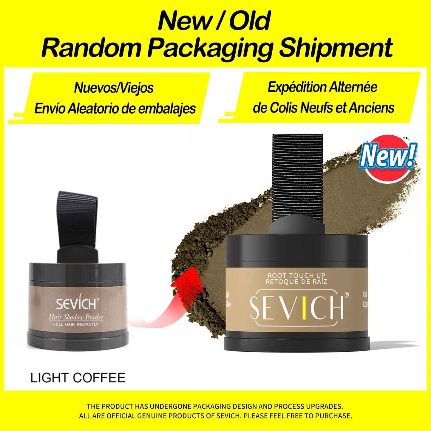 Sevich Hairline Powder 4g - Natural Hairline Shadow Concealer
