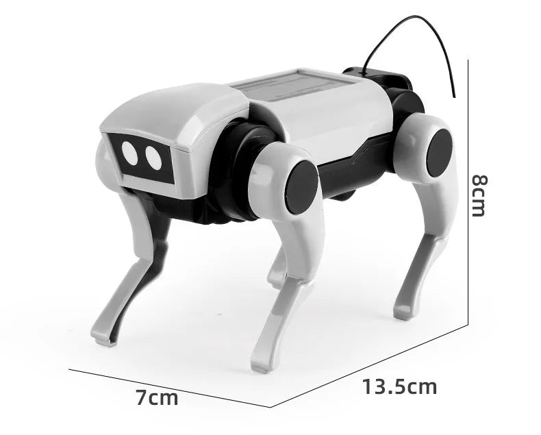 RC Robot Dog Toy for Kids โ DIY Assembly Remote Control Mechanical Dog, Educational Science Model Gift for Boys