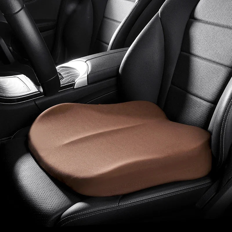 Car Booster Seat Cushion — Heightening, Breathable Portable Seat Pad for Fatigue Relief, Comfortable Driving