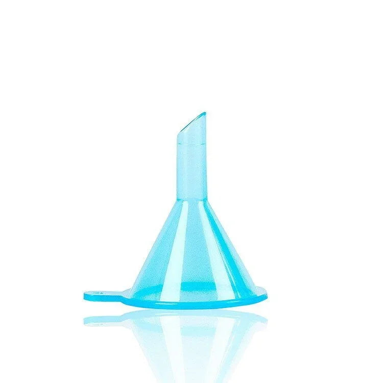 10-Piece Mini Plastic Funnels ā Small Funnels for Essential Oil Bottles, Empty Lip Gloss Tubes, Perfume Bottles