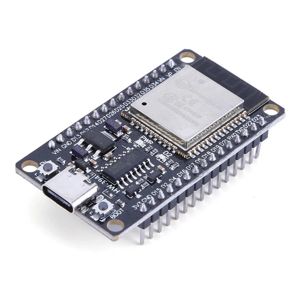 ESP32 ESP-WROOM-32 Development Board – Type-C WiFi & Bluetooth Module with ESP32 NodeMCU Breakout Board for IoT Projects