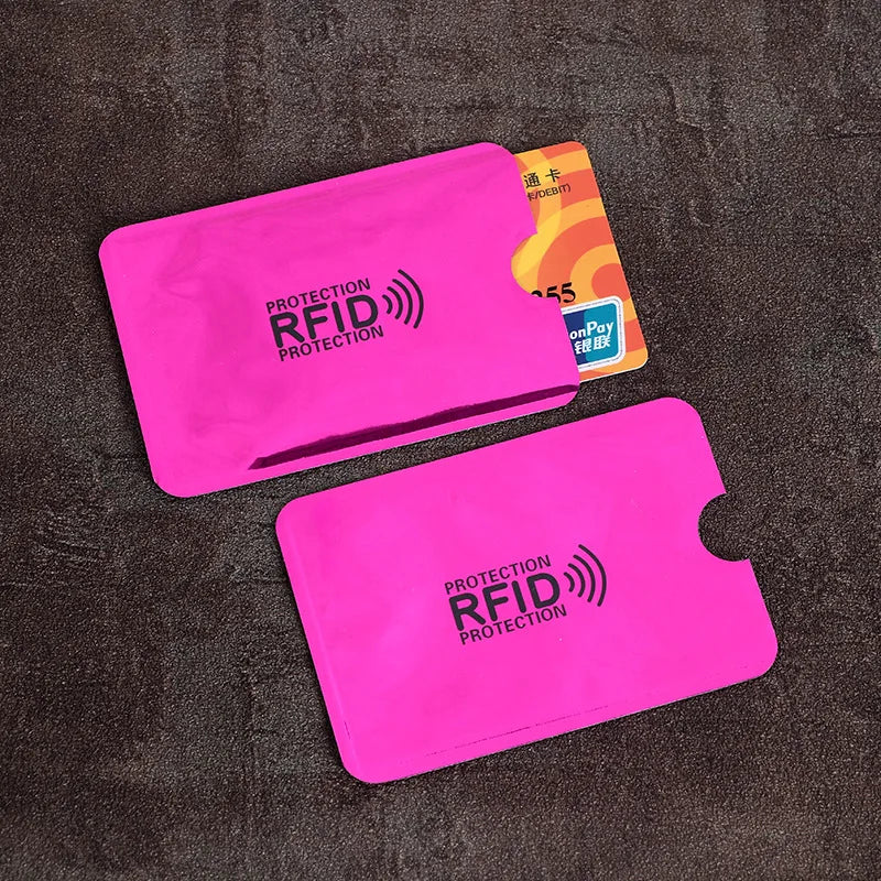 20PCS RFID Blocking Card Holder - Aluminum NFC Anti Scan Protector Case for ID & Credit Cards