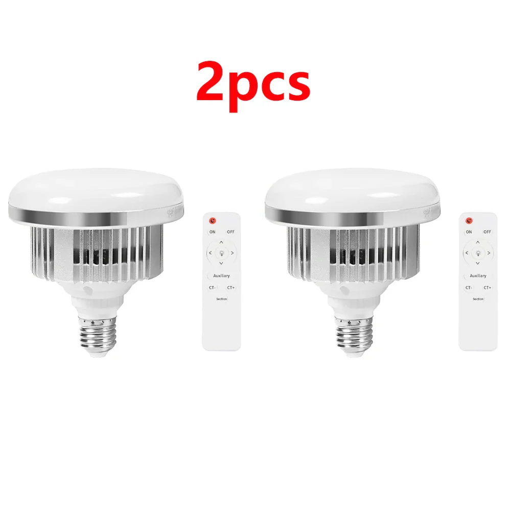85W E27 LED Photographic Lighting Bulb ā Dimmable Daylight Lamp with Remote Control for Photo Studio Softbox
