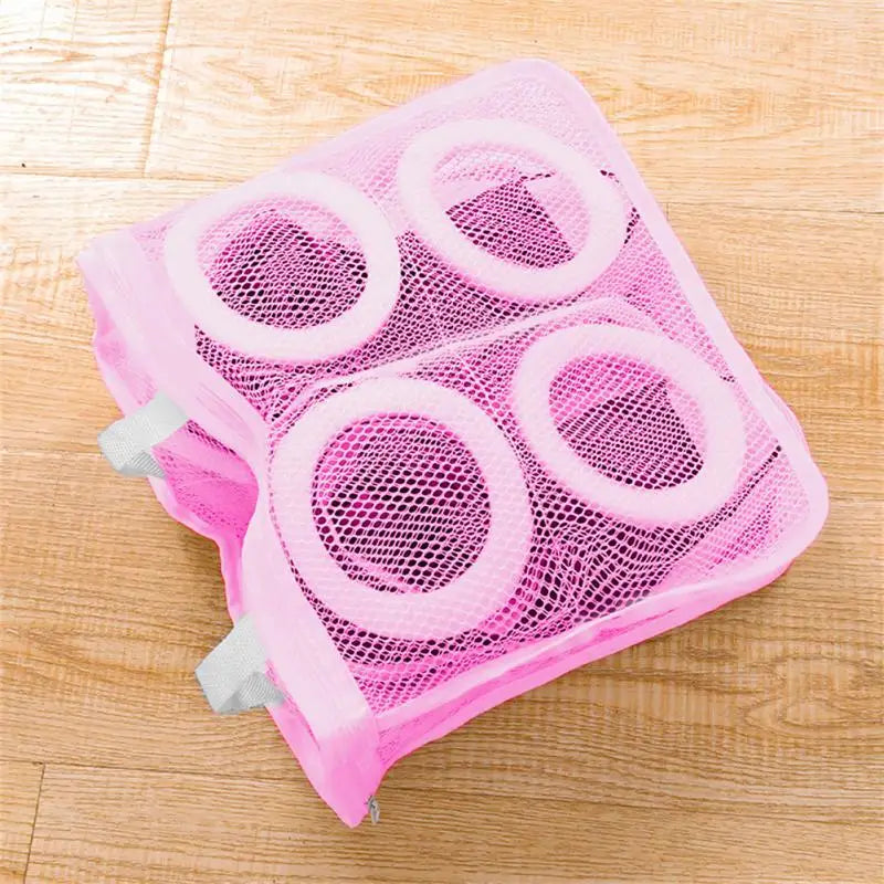 Portable Mesh Shoe Laundry Bag β Washing Machine Safe, Anti-Deformation Shoe Storage & Clothes Organizer