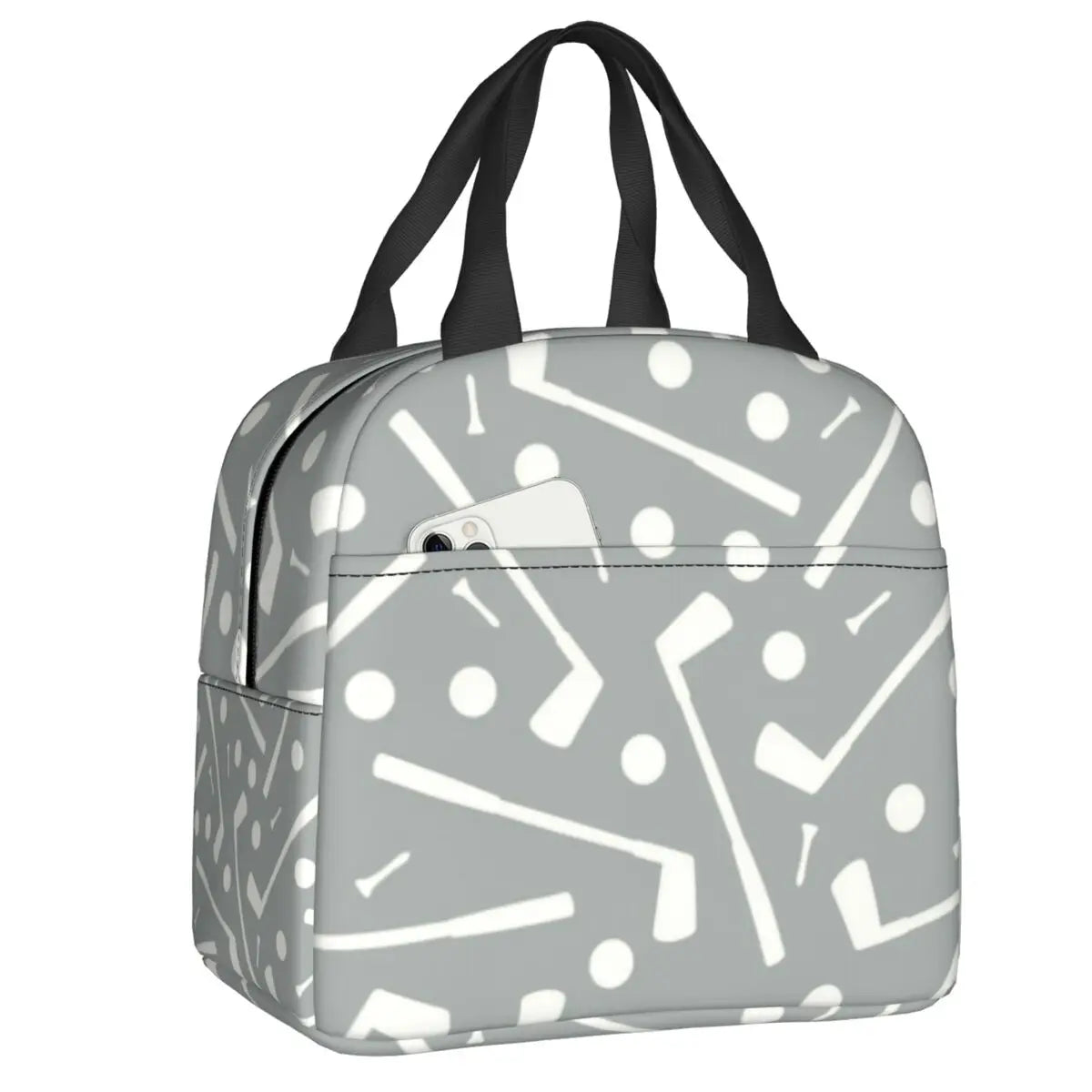 Golf & Beer Insulated Lunch Bag - Reusable Thermal Cooler for Work, School & Sports