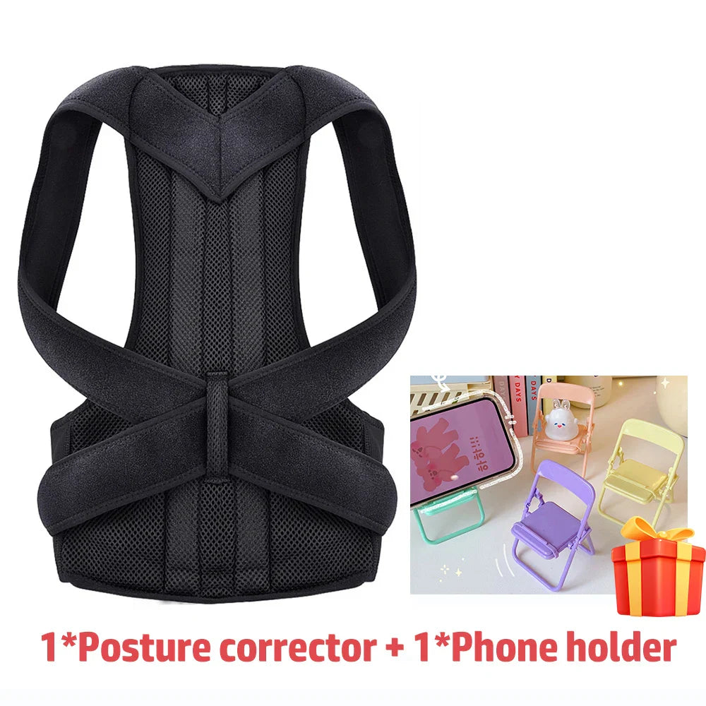Back Posture Corrector Brace — Shoulder Support Belt for Upper & Lower Back Pain Relief | Spine & Clavicle Posture Vest