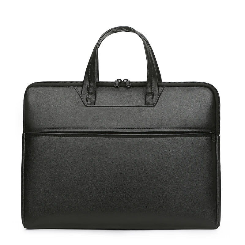Men’s Large Capacity Handbag & Briefcase – Adjustable Crossbody & Shoulder Bag with Multiple Compartments