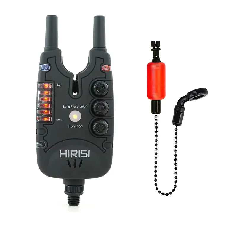 Hirisi Carp Fishing Bite Alarm - Adjustable Volume, Tone & Sensitivity LED Indicator B150