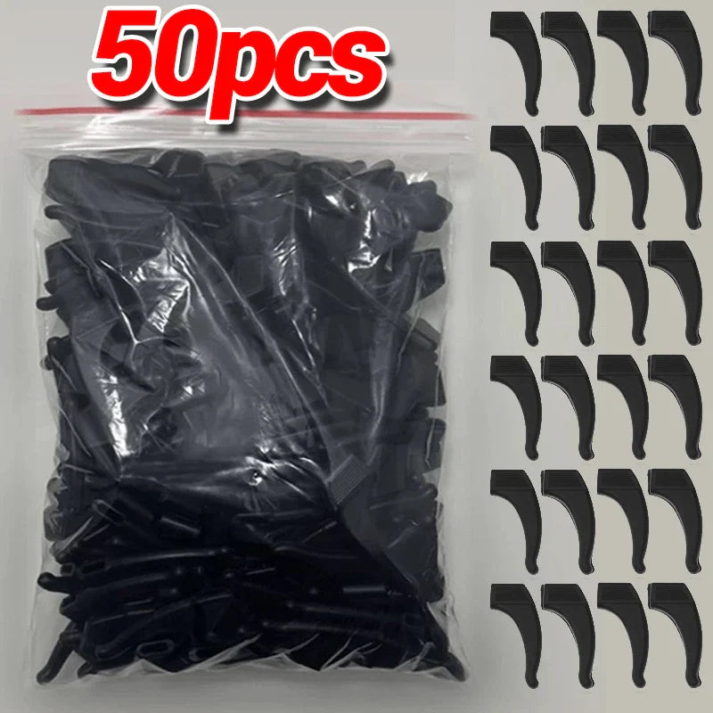 Anti-Slip Silicone Ear Hooks for Glasses | Elastic Eyewear Grip, Temple Holder & Fastener Accessories