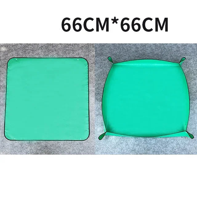 Waterproof Gardening Mat - Thickened Reusable Plant Repotting Pad for Soil Changing & Pot Transplanting