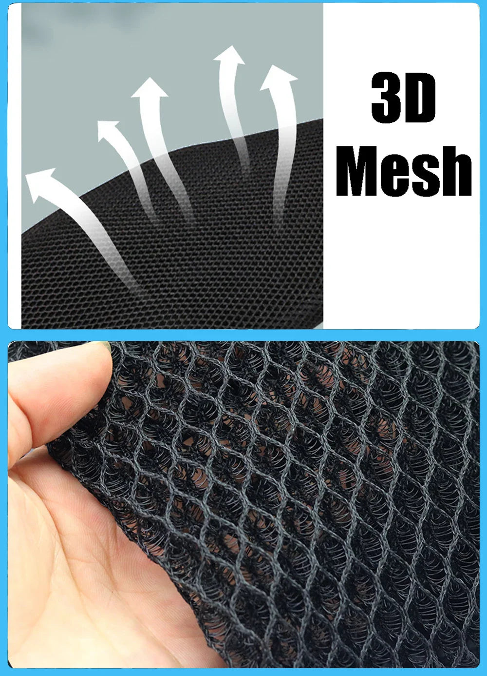 Honda CB500X Mesh Seat Cushion Cover – Breathable Heat Insulation Anti-Slip Seat Protector Accessories (All Years CB500X/CB500)