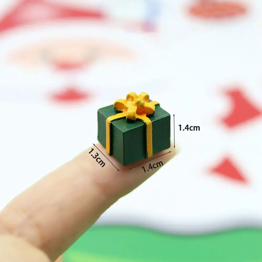 Mini 1/12 Scale Festival Gift Boxes – Resin Christmas & Birthday Dollhouse Decorations (5–20PCS Set)