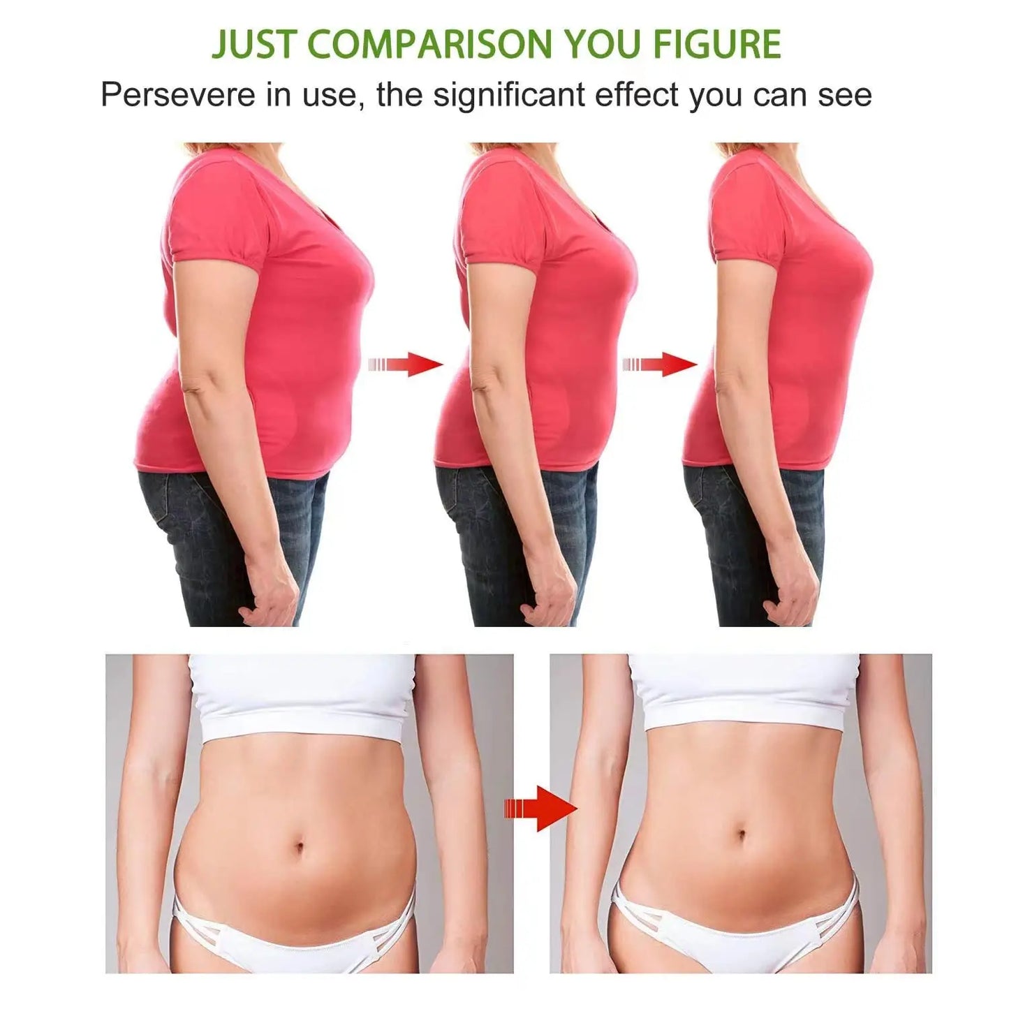 Body Shaping Fat Burning Patches — Lymphatic Slimming Stickers for Stomach & Belly, Female & Male