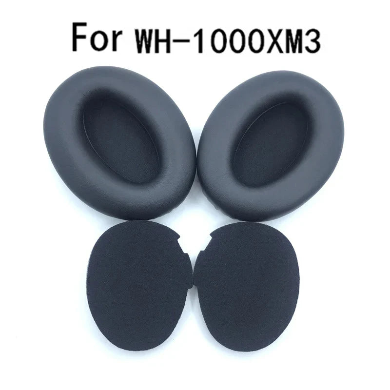 Replacement Foam Ear Pads for Sony WH-1000XM3 – Soft Earmuff Cushions for WH-1000XM3 Headphones, Comfort Headset Covers