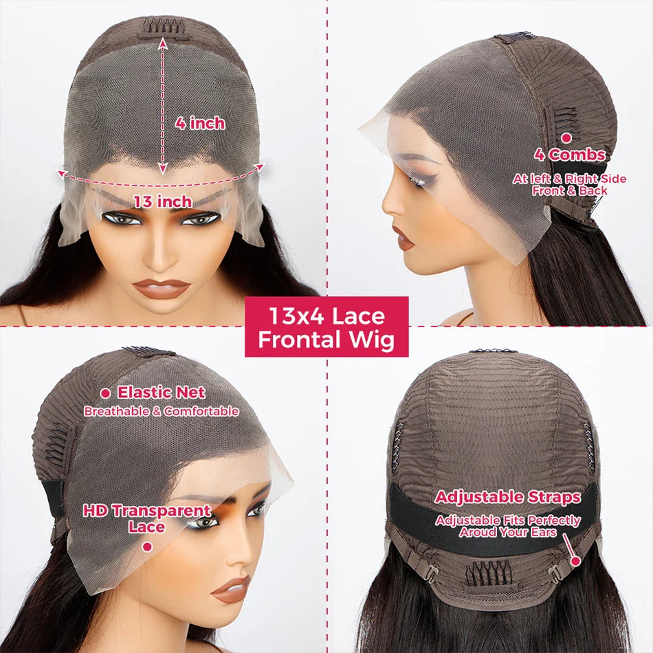 1B30 Highlight Blonde Body Wave Wig β 13x4 HD Lace Frontal, Pre-Plucked Brazilian Human Hair, 200% Density