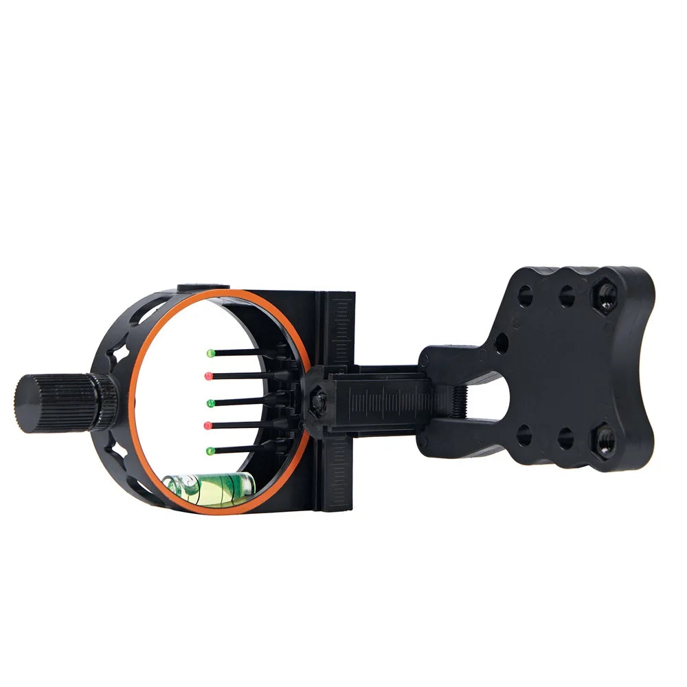 Toparchery 3-Pin/5-Pin Bow Sight ā Fiber Optic Sight for Compound & Recurve Bows, Archery Hunting Accessories