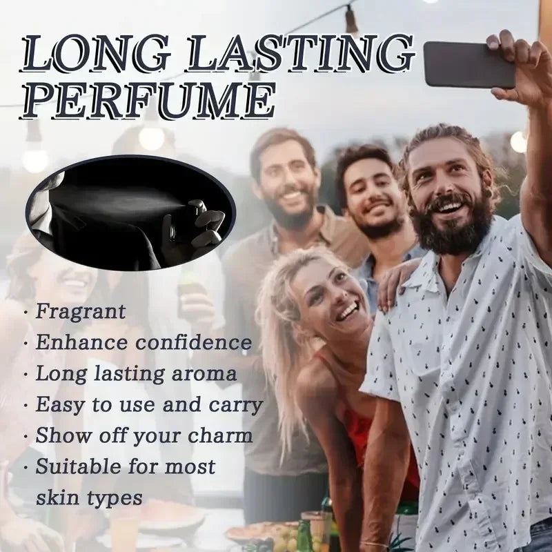 Top Brand Men's Eau de Toilette 50ML — Fresh Romantic Fougere Woody Cologne, Long-Lasting Perfume