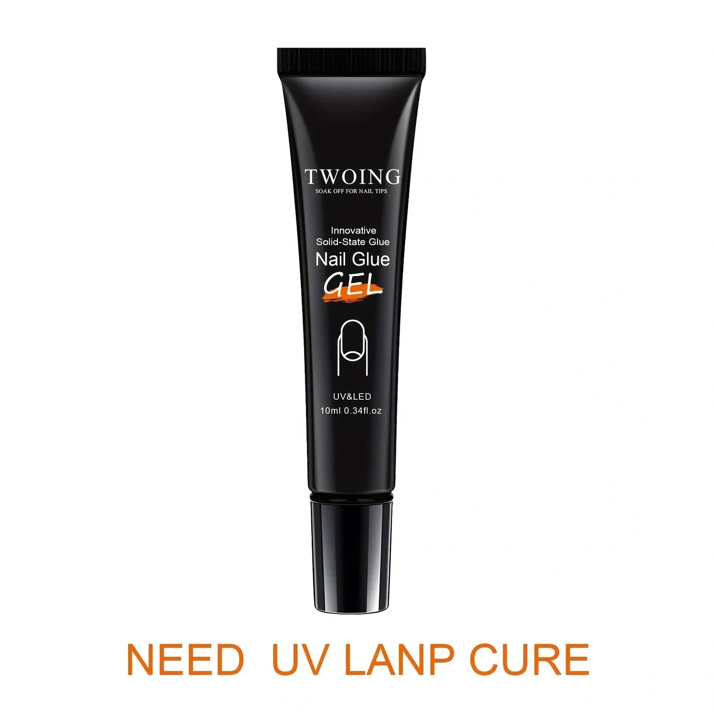 Solid Nail Glue Gel for Press-On Nails β Super Strong Acrylic Nail Gel for Manicure Extensions, Long-Lasting