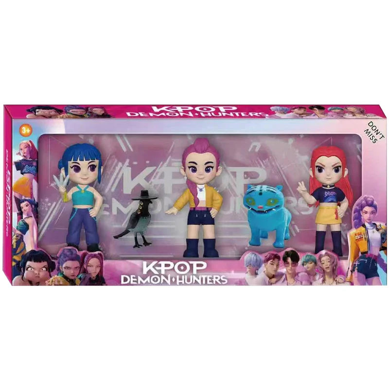 2026 NEW Kpop Devil Hunter Rumi, Zoe & Mira PVC Anime Figures – Desktop Collectible Trinkets & Children’s Gift