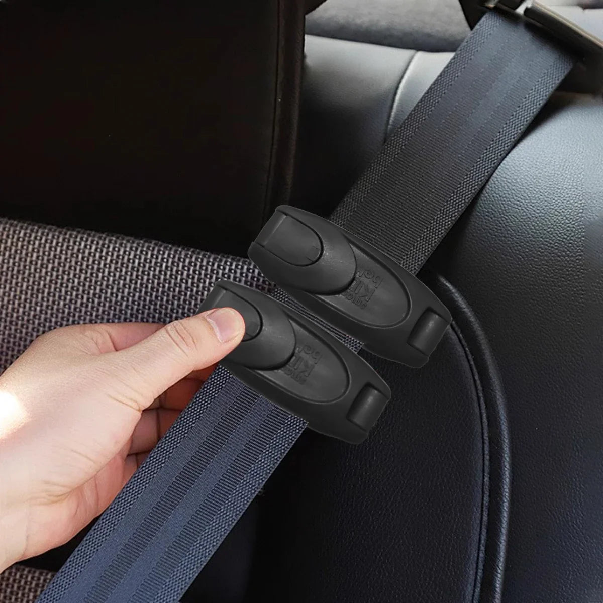 Car Seat Belt Buckle Clips - Shoulder & Neck Pressure Relief Seatbelt Adjuster (1-4 Pack)