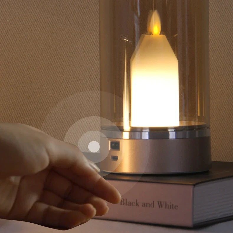 GGbingo LED Night Light – PIR Motion Sensor Candlelight with USB Charging & Auto Switch