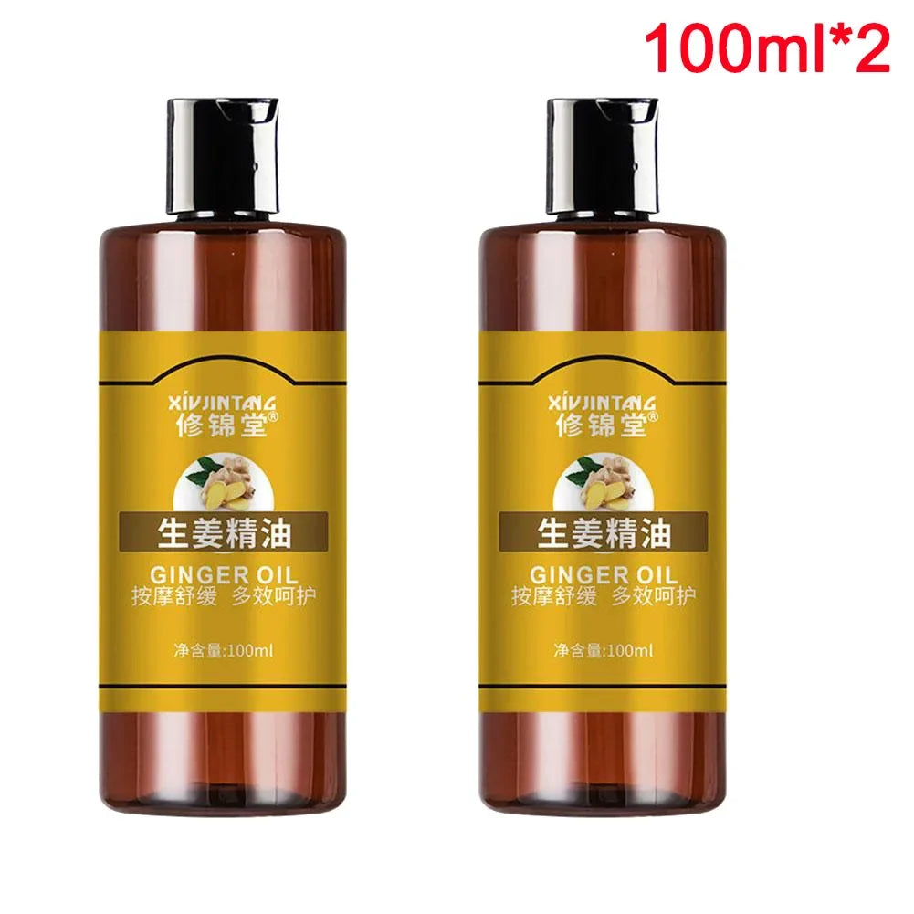 Ginger Essential Oil - Pure Plant Massage Oil for Moisturizing, Hydrating & Spa Body Care