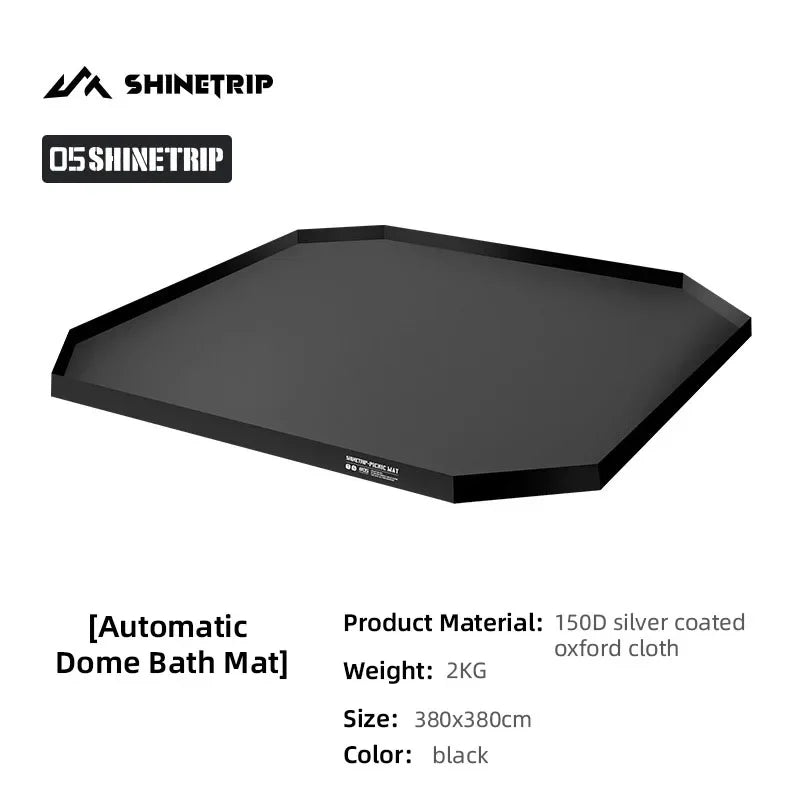 ShineTrip Oversized Dome Tent – Quick Setup, Waterproof & Sunproof Silver-Coated Canopy for Camping (05 Series)