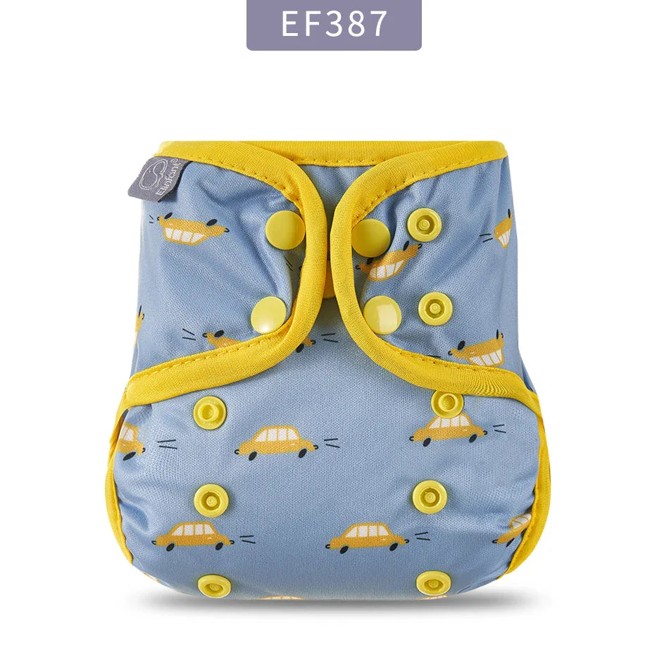 Kangobaby #My Soft Life# Reusable Baby Cloth Diaper Cover – Washable Newborn Nappies 0-3 Months